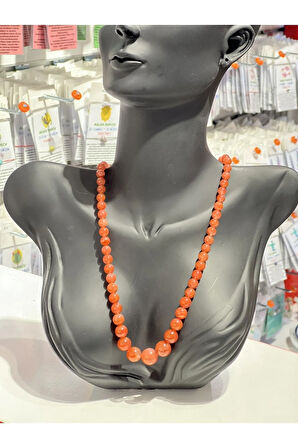 Sertifikalı Orijinal Yemen Akik Süzme Kolye Aaa Kalite 5,3-12,89 Mm