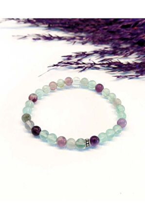 Florit Doğal Taş Bileklik 6 mm