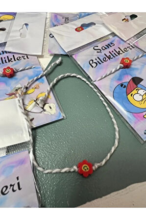 El Yapımı Fimo Karekterli Özel Kartlı Bileklik Sürpriz Hediyeli