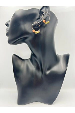 Unakit Doğal Taş Küpe