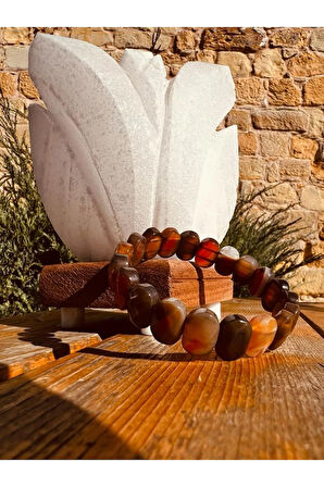 Doğal Bostwana Akik Taşı Özel Kesim Rolex Bileklik AAA Kalite