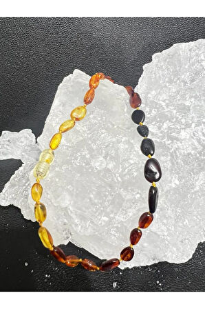 Sertifikalı Orijinal Kehribar Bebek Kolyesi