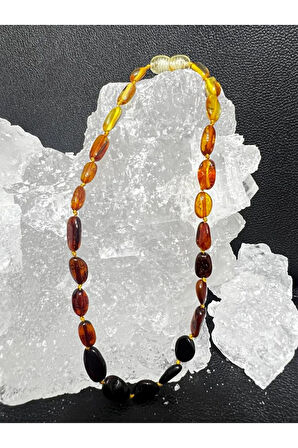 Sertifikalı Orijinal Kehribar Bebek Kolyesi