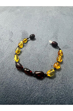 Sertifikalı Kehribar Multicolor Bebek Bileklik Sürpriz Hediyeli