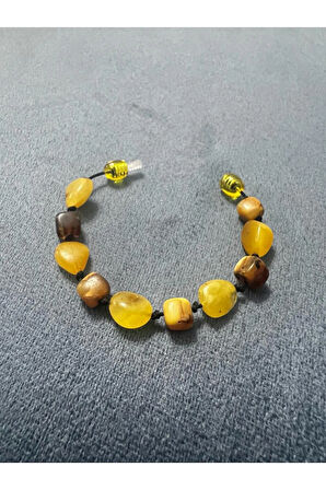 Sertifikalı Kehribar Multicolor Bebek Bileklik Sürpriz Hediyeli