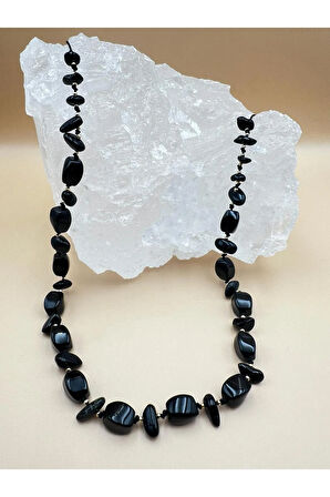 Sertifikalı Akik Doğal Taş Tasarım Kolye