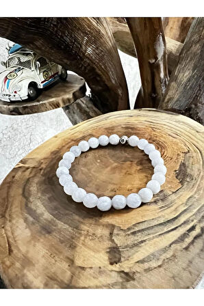 Sertifikalı Akuamarin Doğal Taş Faseta Kesim Bileklik AAA Kalite Sürpriz Hediyeli