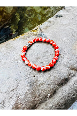 Sertifikalı Yemen Akik Doğal Taş Bileklik Orijinal Doğal Taş AAA Kalite