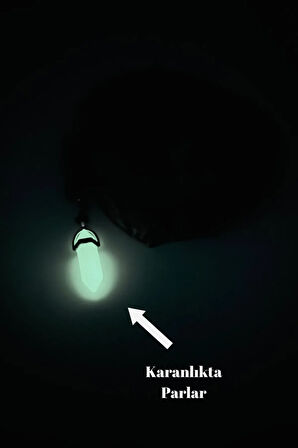 Sertifikalı Ametist & Kedi Gözü Doğal Taş Kolye Pandül Sarkaç