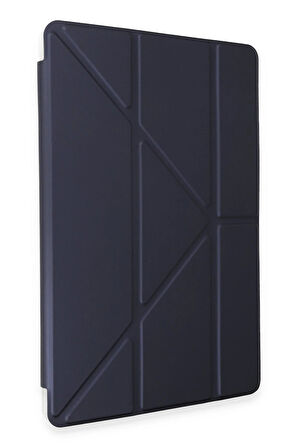 Huawei Honor Pad 9 Kılıf Kalemlikli Mars Tablet Kılıfı - Lacivert-(5796)