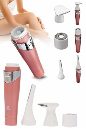 3 Başlıklı Yüz Kaş Epilasyon Aleti Değiştirilebilir Başlık Hassas Ciltlere 