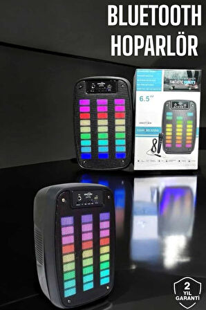 Bluetooth Hoparlör Mikrofonlu Speaker Taşınabilir Şarjlı
