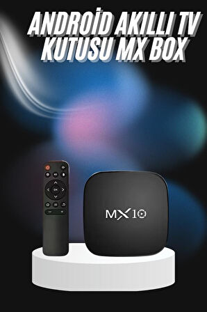 2.4G Wifi Tv Box Medya Oynatıcı TV Uyumlu MX Box Kutusu Android TV