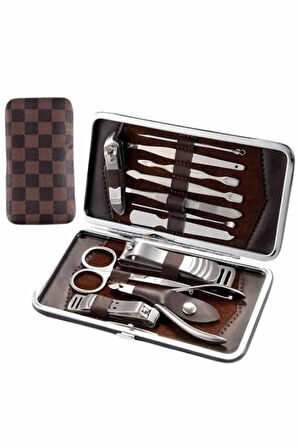 Tırnak Bakımı Tırnak Makası Profesyonel 12 Parça El Ayak Manikür Pedikür Set