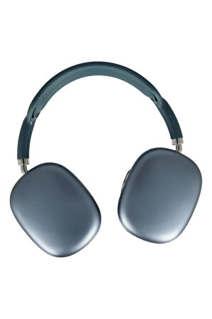 KR Max BT Kablosuz Kulaklık - Mavi-(5796)