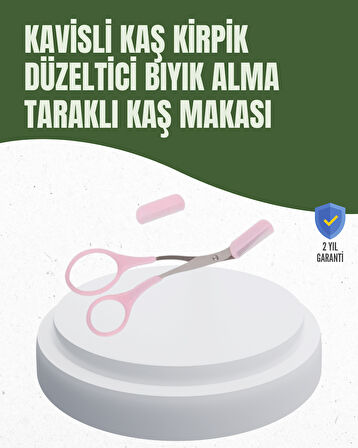 Hassas Kesim İçin Kavisli Yüz Bakım Makası