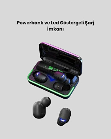 E10 Powerbank Bluetooth Kulaklık – Düşük Gecikmeli Oyun ve Müzik Deneyimi