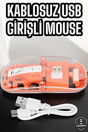 Fare Mouse Çift Modlu Kablosuz Bağlantılı 2.4GHz Destekli