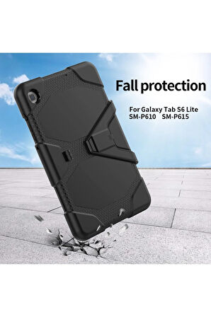 Samsung Galaxy Tab A7 10.4 Kılıf Griffin Tablet Kapak - Siyah-(5796)