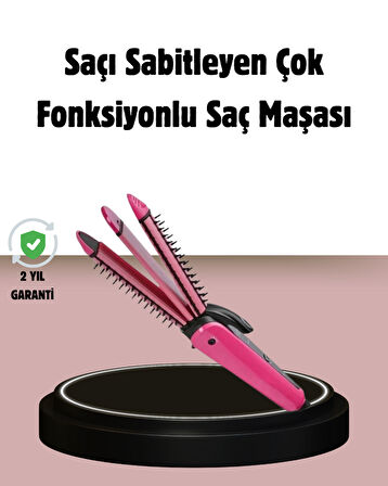 Saç Şekillendirici Maşa ve Düzleştirici 2’si 1 Arada