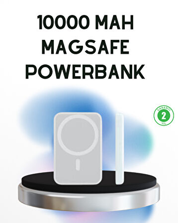 Kablosuz MagSafe Powerbank – iPhone Uyumlu 10000 mAh Isı Dağılımlı