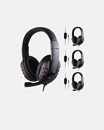 Profesyonel Gaming Kulaklık – Mikrofonlu Yumuşak Pedli Stereo Ses Kalitesi Tere 