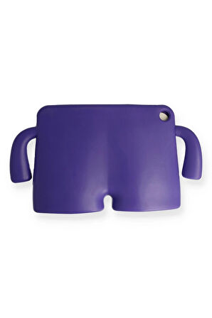 Apple iPad Pro 13 (2024) Karakter Tablet Silikon - Mor-(5796)