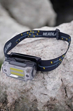 Kafa Lambası Led Fener Pratik Taşınabilir Ayarlanabilir USB Şarjlı