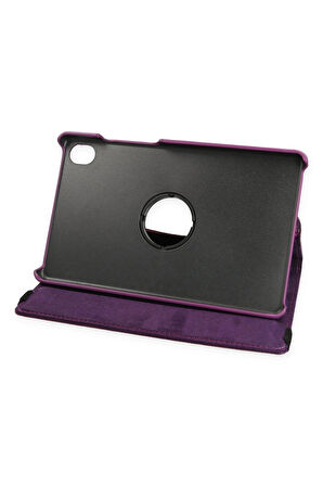 Samsung Galaxy X510 Tab S9 FE 11 Kılıf 360 Tablet Deri Kılıf - Mürdüm-(5796)