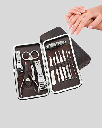 Şık ve Dayanıklı Çok Amaçlı Kişisel 12 Bakım Seti