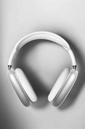 P9 Air Max Kablosuz 5.0 Mikrofonlu Bluetooth Kulaklık Beyaz Yüksek Ses Kaliteli