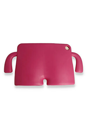 iPad Pro 11 (2021) Kılıf Karakter Tablet Silikon - Pembe-(5796)