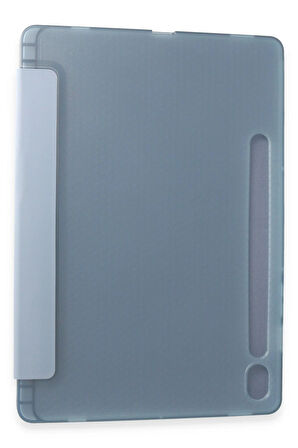 Samsung Galaxy Tab A9 Kılıf Kalemlikli Mars Tablet Kılıfı - Mavi-(5796)