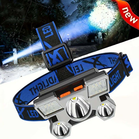 Kafa Lambası Hafif ve Esnek Çift Anahtarlı Far Led Işık