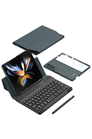 Universal Universal Kılıf Fold Klavye - Koyu Yeşil-(5796)