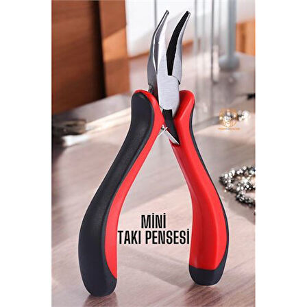 HSNET Profesyonel Mini Eğri Kargaburun Takı Pensesi