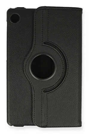 Huawei MatePad T8 8 Kılıf 360 Tablet Deri Kılıf - Siyah-(5796)