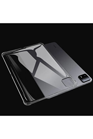 Xiaomi Pad 6 Kılıf Anti Şeffaf Tablet Silikon - Şeffaf-(5796)