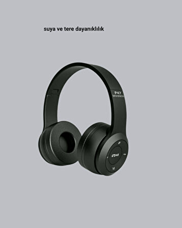 Suya ve Tere Dayanıklı Bluetooth Kulaklık – Şık Ergonomik ve Dayanıklı