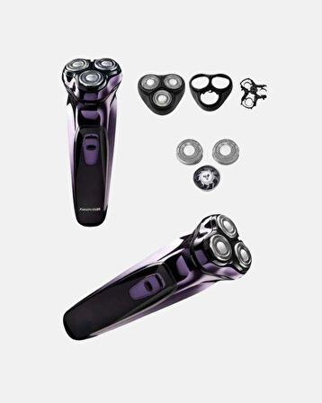 Kompakt Şarjlı Saç Sakal Tıraş Makinesi Kuru Kullanım Özellikli