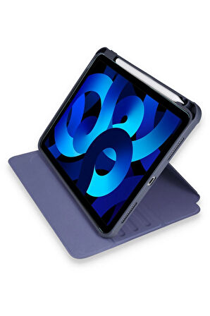iPad Pro 11 (2021) Kılıf Starling 360 Kalemlikli Tablet Kılıf - Lacivert-(5796)