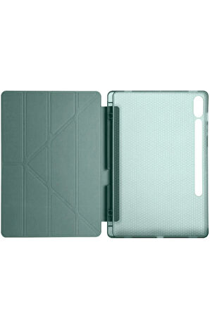 Samsung Galaxy X610 Tab S9 FE Plus 12.4 Kılıf Kalemlikli Mars Tablet Kılıfı - K