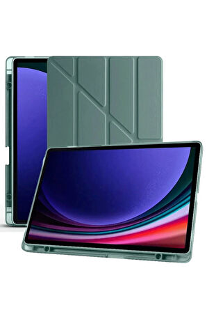 Samsung Galaxy X610 Tab S9 FE Plus 12.4 Kılıf Kalemlikli Mars Tablet Kılıfı - K