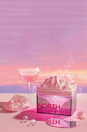 Z4 Kuzey Okyanus Temalı Gece Lambası Özellikli BT Kablosuz Hoparlör - Pembe-(579