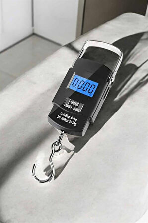 Ağırlık Ölçer 50 Kg El Terazisi El Kantarı Pilli Led Ekran