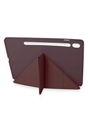 Samsung Galaxy Tab A9 Kılıf Kalemlikli Mars Tablet Kılıfı - Mor-(5796)