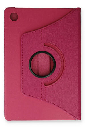 Samsung Galaxy X200 Tab A8 10.5 Kılıf 360 Tablet Deri Kılıf - Pembe-(5796)