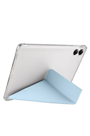 Huawei Honor Pad X9 11.5 Kılıf Kalemlikli Mars Tablet Kılıfı - Mor-(5796)