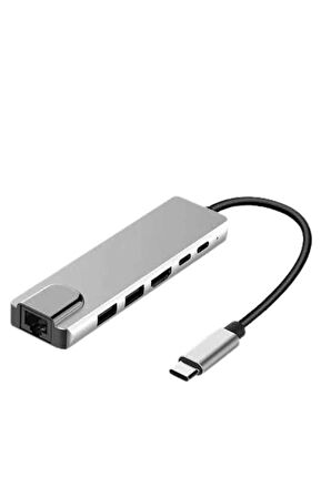 Macbook Pro/air Uyumlu USB Type-C 8 In 1 Hub Dönüştürücü Çevirici Çoklayıc?