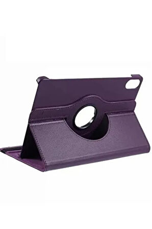 Huawei Honor Pad X8A Kılıf 360 Tablet Deri Kılıf - Mürdüm-(5796)